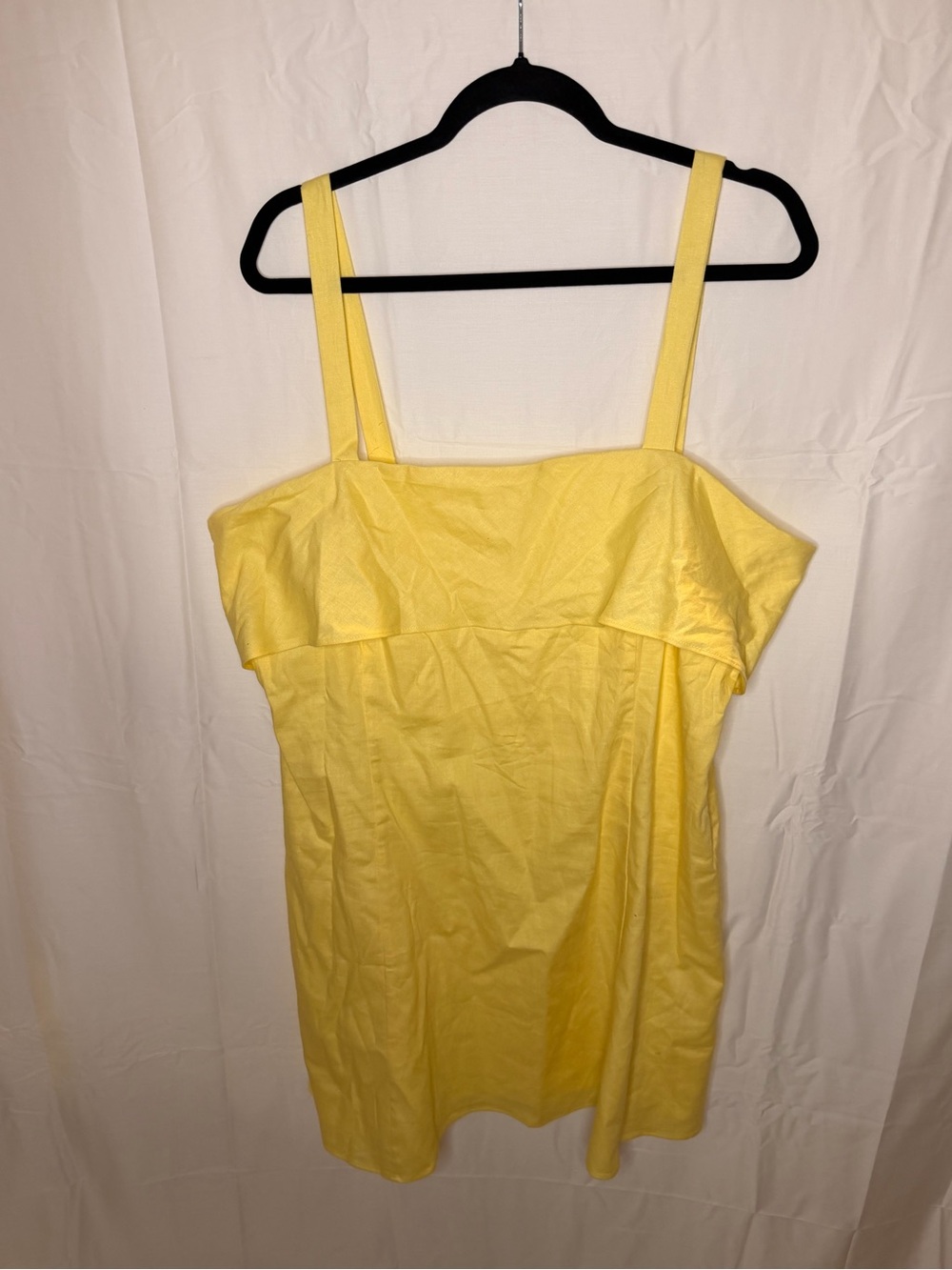 Banana Republic Yellow Ruffle-Trim Camisole Top